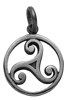 Keltische Triskele (Sterling Silber)