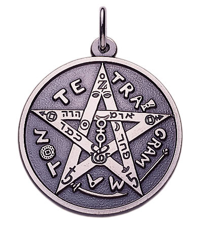 Tetragrammaton v. Eliphas Levi (versilbert)